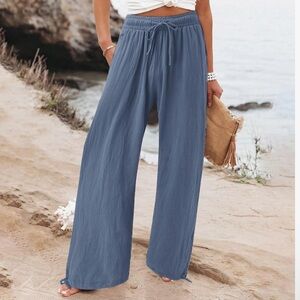 Womens Cover Up Flowy Dressy Boho Pants